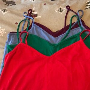 Lot of 4 matching camis